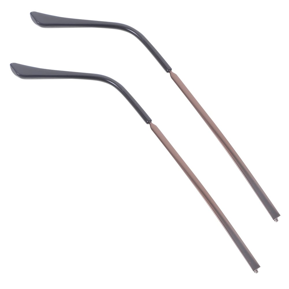 iplusmile Glasses Replacement Arms 1 Pair Metal Glasses Replacement Temples - Universal Eyeglasses Arms Legs for Eyeglass Repair Kit - Brown, Glasses Temples Width: 2.0mm