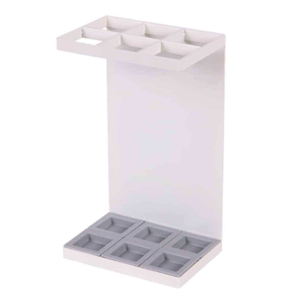 Ryakos Umbrellas Storage Rack 6 Holes Umbrella Stand with Drip Tray Umbrella Holder Umbrella Rack for Home Hotel Corridor Living Room Umbrella Holder for Entryway