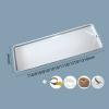Air Conditioner Drip Tray Condensate Drain Pan, Galvanized Metal Tray Water Collector pad, Drain Fitting Kit with 2m Condensing Drain Pipe, for Universal Split Air Conditioner Heat Pump Systems view 2