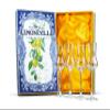 Crystal Limoncello Cordial Glasses | Set of 4 | Tall 3.3 oz Long Stemmed Spirit Glassware for Sipping Aromatic Liquor, After Dinner Drink, Aperitif, Digestive | Elegant Tulip Shaped Stemware view 1