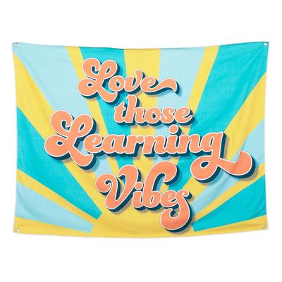 Fun Express Groovy Learning Vibes Tapestry