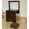 MUENG Wall Mounted Entryway Shoe Bench Seat,Solid Wood Folding Stool Chair Shoe Changing Stool,Invisible Shower Seat for Elder Kids Aldults 40x44x7cm(16x17x3inch) view 4