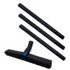 Wessel-Werk 3-Pack Black ABS Plastic Vacuum Extension Wands (19" to 57") with 14" Universal Replacement Vacuum Bristle Brush Attachment for All-Purpose Wet or Dry Use on Hard Surfaces view 1