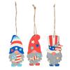 Color Your Own Patriotic Gnome Ornaments 12 Pieces view 2