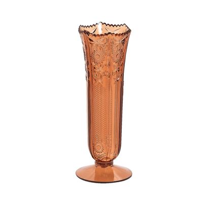 Amber Bud Vases - 12 Pieces