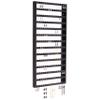 Angelynn's Wall Mounted Earring Holder Organizer Display for Women Small Earrings ONLY, Post Stud Dangle Pierced Earrings, Hanging Closet Jewelry Storage Rack, Luka Large Black 9"x20" view 1