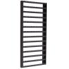 Angelynn's Wall Mounted Earring Holder Organizer Display for Women Small Earrings ONLY, Post Stud Dangle Pierced Earrings, Hanging Closet Jewelry Storage Rack, Luka Large Black 9"x20" view 2