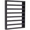 Angelynn's Wall Mounted Earring Holder Organizer Display for Women Small Earrings ONLY, Post Stud Dangle Pierced Earrings, Hanging Closet Jewelry Storage Rack, Luka Black 9"x11" view 2