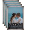 wallsthatspeak 20x24 Stainless Picture Frame for Puzzles Posters Photos or Artwork (4-Pack) view 1