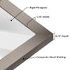wallsthatspeak 20x24 Stainless Picture Frame for Puzzles Posters Photos or Artwork (4-Pack) view 3