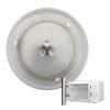 Microwave Glass Turntable Plate, 9.6" 10.6" 12.4" Round Microwave Glass Plate , Replacement Microwave Plate With Microwave Turntable Coupler And Ring For Fits Virtually All Small Microwaves ( Color : view 1