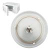 Universall Microwave Glass Turntable Plate, 9.6" 10" 12.4" Round Microwave Glass Plate, 0.2" Thick, Microwave Glass Tray With Microwave Turntable Coupler And Ring, Replacement Accessories ( Color : Cl view 1