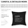 TiuKiu Throw Pillow Covers 16"x16" Cousin Definition Rustic Decorative Square Throw Pillow Covers Cousin Cushion Case for Sofa Couch Farmhouse Home Decoration view 2