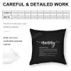 TiuKiu NannyThrow Pillow Cover Nanny Definition Decorative Pillowcase Cushion Case for Couch Bedroom Car 32"x32" view 2