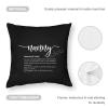 TiuKiu NannyThrow Pillow Cover Nanny Definition Decorative Pillowcase Cushion Case for Couch Bedroom Car 32"x32" view 3