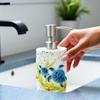 6-inch Turtle Soap Dispenser - Shell Design Resin Hand Soap Pump for Bathroom & Kitchen, Refillable Blue Countertop Organizer with Soap Box view 3