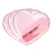 Dulousia Pink Heart Shaped Paper Plates - Wedding Engagement Valentines Day Party Supplies, Disposable Plates Bridal Shower, Baby Shower, Mothers Day, Birthday Party Decorations, 9in 24pcs view 2