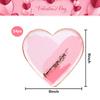 Dulousia Pink Heart Shaped Paper Plates - Wedding Engagement Valentines Day Party Supplies, Disposable Plates Bridal Shower, Baby Shower, Mothers Day, Birthday Party Decorations, 9in 24pcs view 4