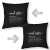 TiuKiu Throw Pillow Covers 16"x16" Soul Sister Definition Rustic Decorative Square Throw Pillow Covers Soul Sister Cushion Case for Sofa Couch Farmhouse Home Decoration view 4