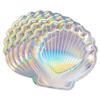 Dulousia Seashell Paper Plates, Mermaid Party Supplies, Glitter Iridescent Disposable Plates for Wedding, Bridal Shower, Baby Shower, Mothers Day, Birthday Party Decorations, 9in 24count view 3