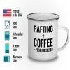 Adventure Camper Mug 12oz - Rafting + Coffee - Rafts for Fishing Canoe Wheels Kayak Rail Boat Floating Nature Lover Explorer view 3