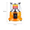 WEBUP Portable Propane Heater 2 in 1 Gas Heater & Stove Natural Gas Heater for Indoor Use Included Hose Kit Tent Heaters Fr for Backpacking Hiking Hunting view 2