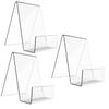 3pcs Acrylic Book Stand Multi-Functional Magazine Display Stands for Organized Desktop Stylish Book Racks for Home Office and School Use view 1