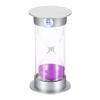 PATIKIL 25 Minute Sand Timer, Sandy Clock with Plastic Cover Count Down Sand Glass for Games, Kitchen, Party Favors DIY Decoration, Purple Sands view 1