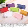 PATIKIL Table Name Place Cards,50Pcs 3.9 x 3.9inch Favor Decor Hollow Design Seat Blank Card for Wedding Party Seating Place Cards Yellow view 4
