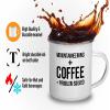Adventure Camper Mug 12oz - Mountaineering + Coffee - Hiking Woods Adventure Explorer Travel Outdoor Camping view 4