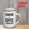 Adventure Camper Mug 12oz - Canoeing + Coffee - Lakehouse Canoe Backpacker Fisher Wooden Canoe Paddle Floats for Lakes Explorer view 2