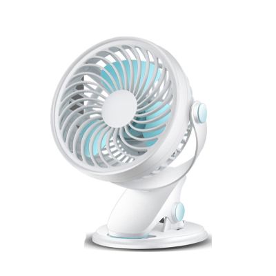 Clip Convertible Table Top & Clip Fan, 360 Rotation Quiet Fans, 3 Speed Portable Air Circulating Fan for Bedroom Home Room Table Camping /1450 (Color : Branco, Size : 2000mAh)