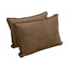 Cover ONLY Model V1 Full Velvet Contrast Indoor Daybed Cushion Bolster - AD308 view 4
