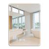 40x60cm Frameless Bathroom Mirror, Bevelled Modern Rectangle Wall Mounted Mirror with Polished Edge, Hangs Horizontal Or Vertical, with Wall Fixings (Size : 60x80cm/23.6x31.5in) view 1