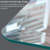 40x60cm Frameless Bathroom Mirror, Bevelled Modern Rectangle Wall Mounted Mirror with Polished Edge, Hangs Horizontal Or Vertical, with Wall Fixings (Size : 60x80cm/23.6x31.5in) view 2