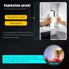 40x60cm Frameless Bathroom Mirror, Bevelled Modern Rectangle Wall Mounted Mirror with Polished Edge, Hangs Horizontal Or Vertical, with Wall Fixings (Size : 60x80cm/23.6x31.5in) view 3
