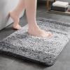 TECHMILLY Super Soft Shaggy Bathroom Rugs, Absorbent Thick Non Slip Microfiber Bath Rugs, Quick Dry Machine Washable Bath Mat for Bathroom Floor, Bathtub and Shower 17"x24" view 1