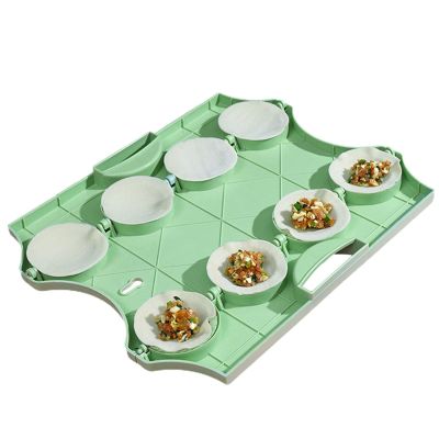 Dumpling Press Maker Tool,Pie Wonton Dough Press Mold With 8 Compartments,Dumpling Maker Machine,Pie Maker Mold,Home Kitchen Dough Press Mold