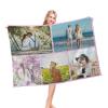 Custom Blanket Custom Blanket with Text Photos for Family Birthday Halloween Christmas Fathers Valentines Day 40" X 50" (100 cm X 125 cm) view 1