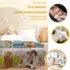 Custom Blanket Custom Blanket with Text Photos for Family Birthday Halloween Christmas Fathers Valentines Day 40" X 50" (100 cm X 125 cm) view 3
