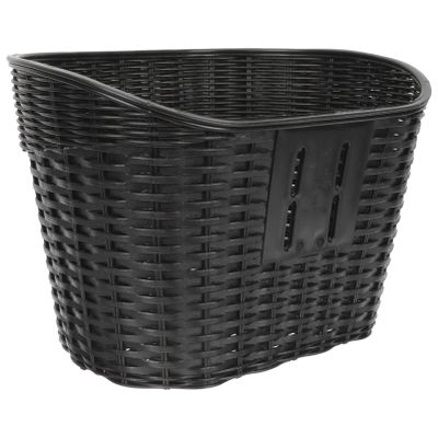 BESPORTBLE Bicycles Front Handlebar Basket Vintage Woven Bike Storage Easy Installation for Cycling Suitable for Mountain Bikes Durable Construction