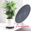 WORDFUN 360 Degree Rotating Platform, Bonsai Display Turntable, Packaging Rotating Turntable, with Steel Ball Bearings, Rotary Plate, Computer/Bonsai/Plant Display Stand view 2