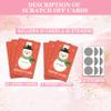 Eyouyeqi Christmas Scratch Off Game Cards - Xmas Party Scratch Games for Adults - Christmas Raffle Tickets - Holiday/New Year Party Activities & Supplies Decorations - 50 Pack(02) view 2