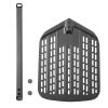 12" Perforated Pizza Peel Anodised Aluminium Pizza Turner Removable Long Handle Lightweight Pizza Spinner Professional Pizza Oven Accessory Large Baking Tools Metal Perforated Pizza Spatula Paddle view 3