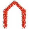 Gecheer Christmas Garland, Red PVC 65.6 Feet LED Lights, Synthetic Plastic, for Indoor Living Room Decor view 2