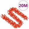 Gecheer Christmas Garland, Red PVC 65.6 Feet LED Lights, Synthetic Plastic, for Indoor Living Room Decor view 3