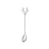 Bycuss Personalized Christmas Deer Coffee Spoons,Custom Name Xmas Theme Dessert Spoon,Tiny Tea SpoonsStainless Steel Stirring Spoon,Dessert Spoon Party Table Decorations view 1
