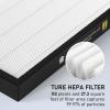 3-Pack FLT5900 Replacement J Filter & LB4000 Bulb for AC5900WCA and AC5900WDLX Air Puri fiers | True HEPA H13 + Activated Carbon Combo view 3