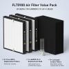 3-Pack FLT5900 Replacement J Filter & LB4000 Bulb for AC5900WCA and AC5900WDLX Air Puri fiers | True HEPA H13 + Activated Carbon Combo view 4