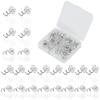 Surakey 40 Pcs Upholstery Tacks Headliner Pins Clear Heads Twist Pins for Slipcovers and Bedskirts, Bed Skirt Pins, Sheet Anti-Run Screw Fixing Pin Quilt Sofa Twist Nail Retainer, Type 1 view 1